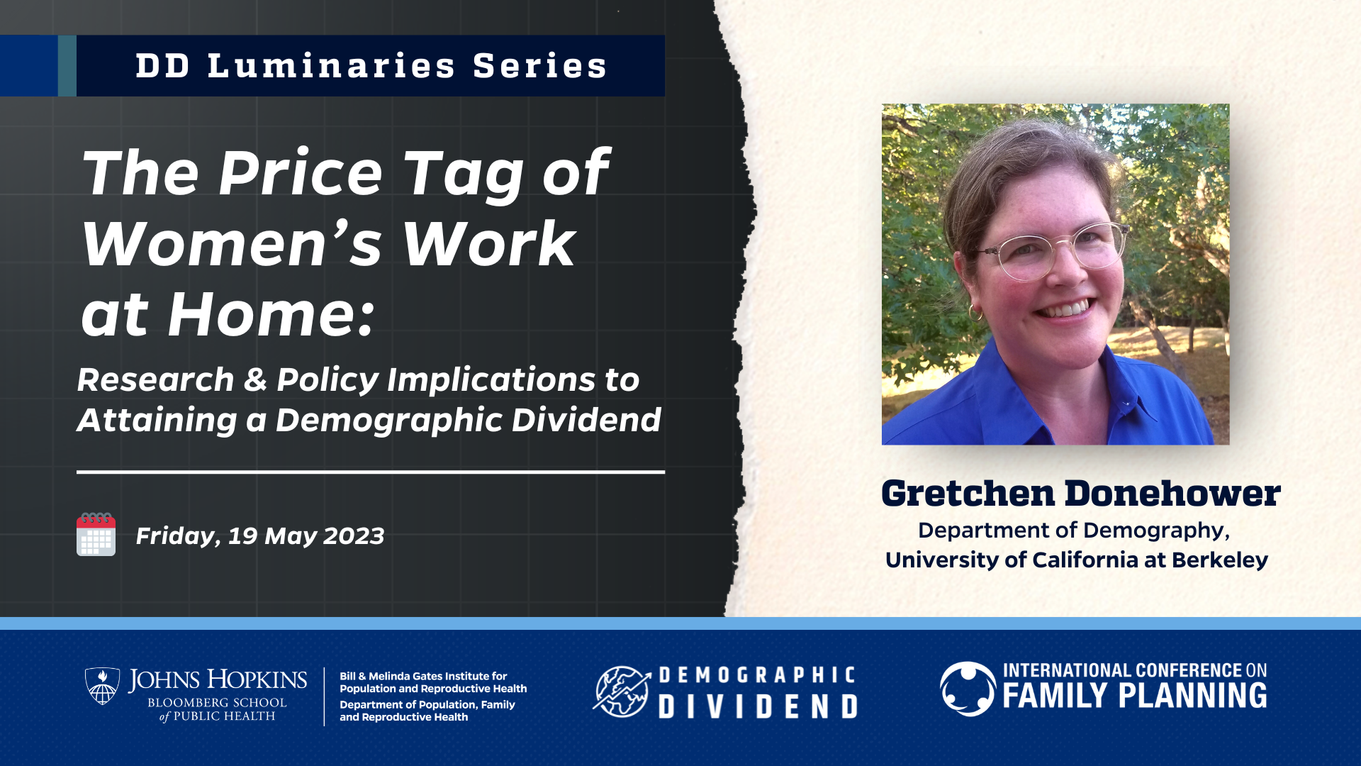 VER: Webinar sobre el dividendo demográfico con la Dra. Gretchen Donehower