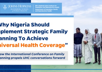 Using Family Planning To Achieve Universal Health Coverage