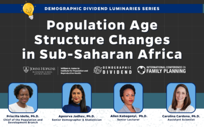 Regarder maintenant : Webinaire du Dividende démographique sur les changements de la structure par âge de la population en Afrique subsaharienne
