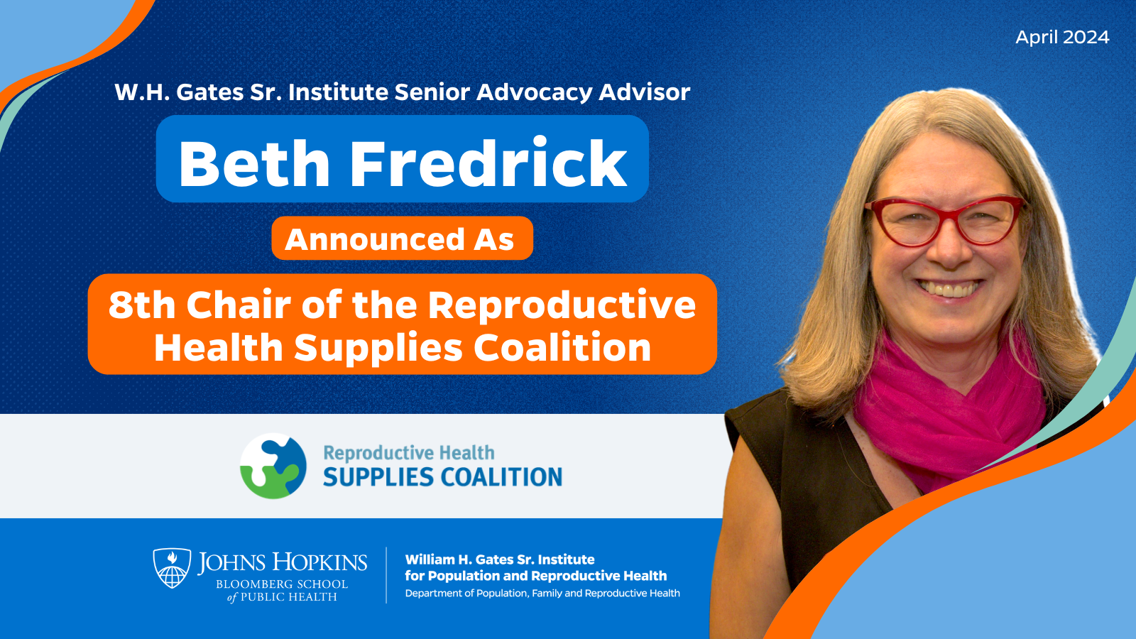 WHGI Senior Advocacy Advisor Beth Fredrick Announced as 8th Chair of the Reproductive Health Supplies Coalition