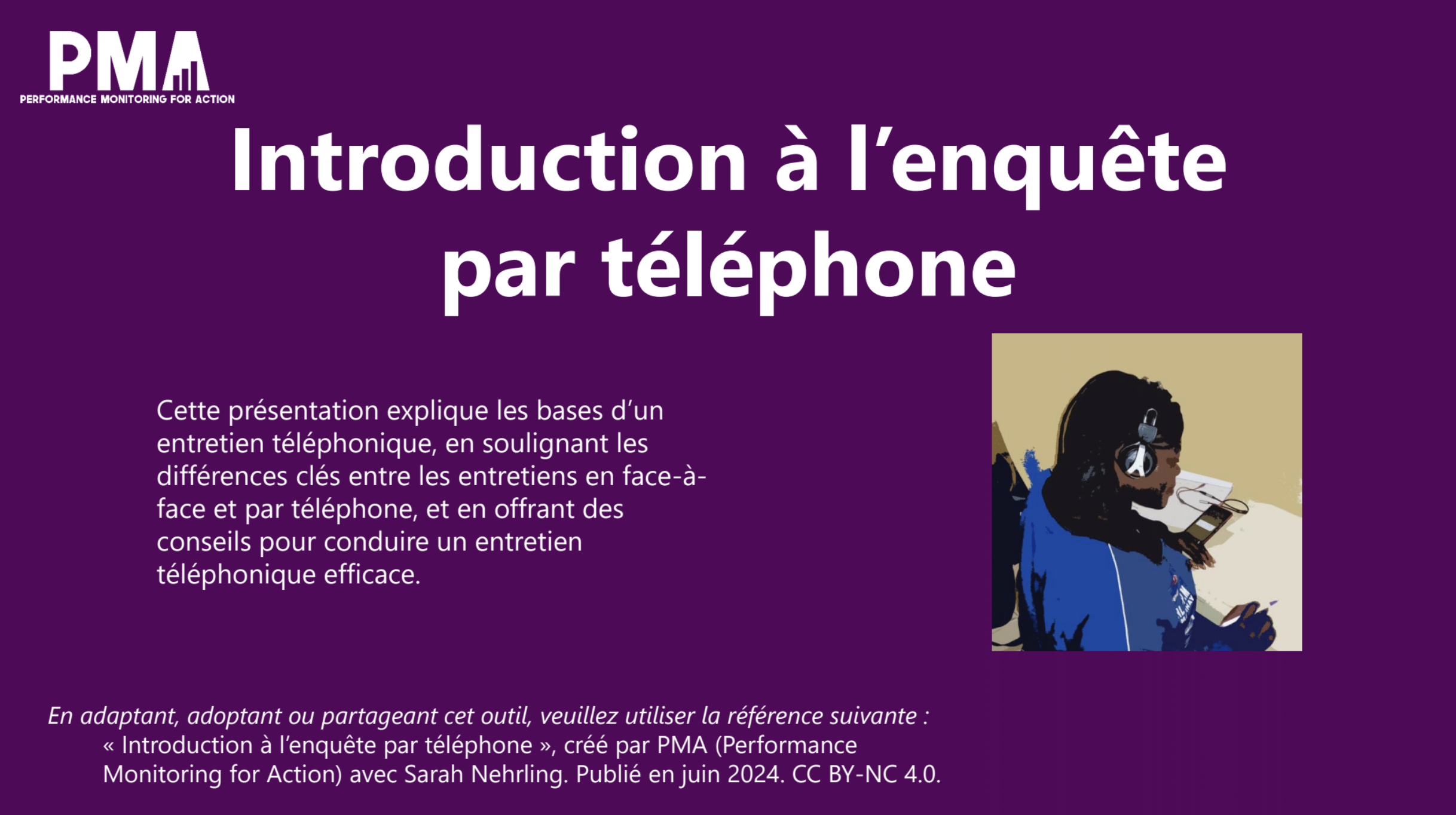 Introduction à l’enquête par téléphone