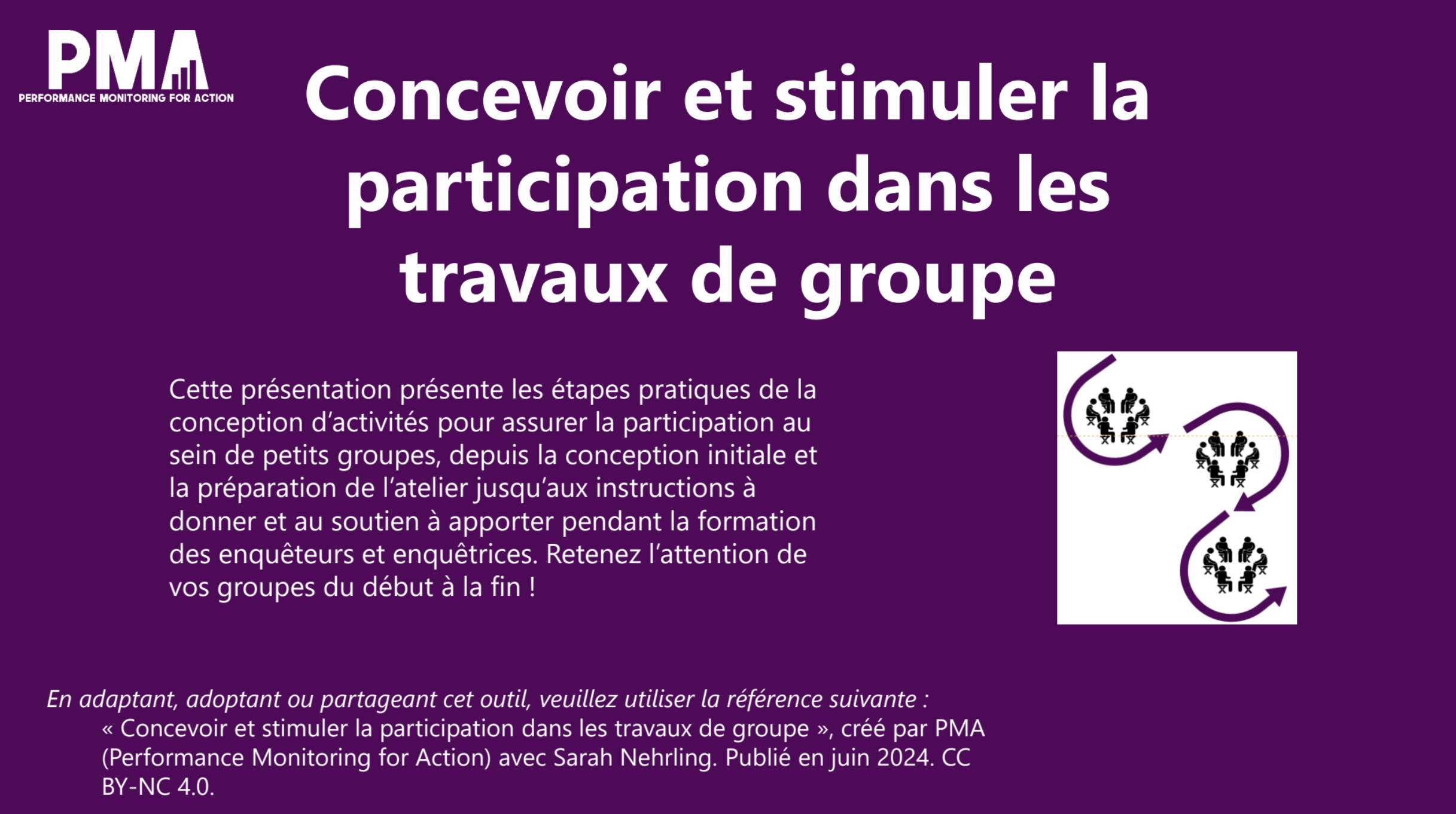 Concevoir et stimuler la participation dans les travaux de groupe