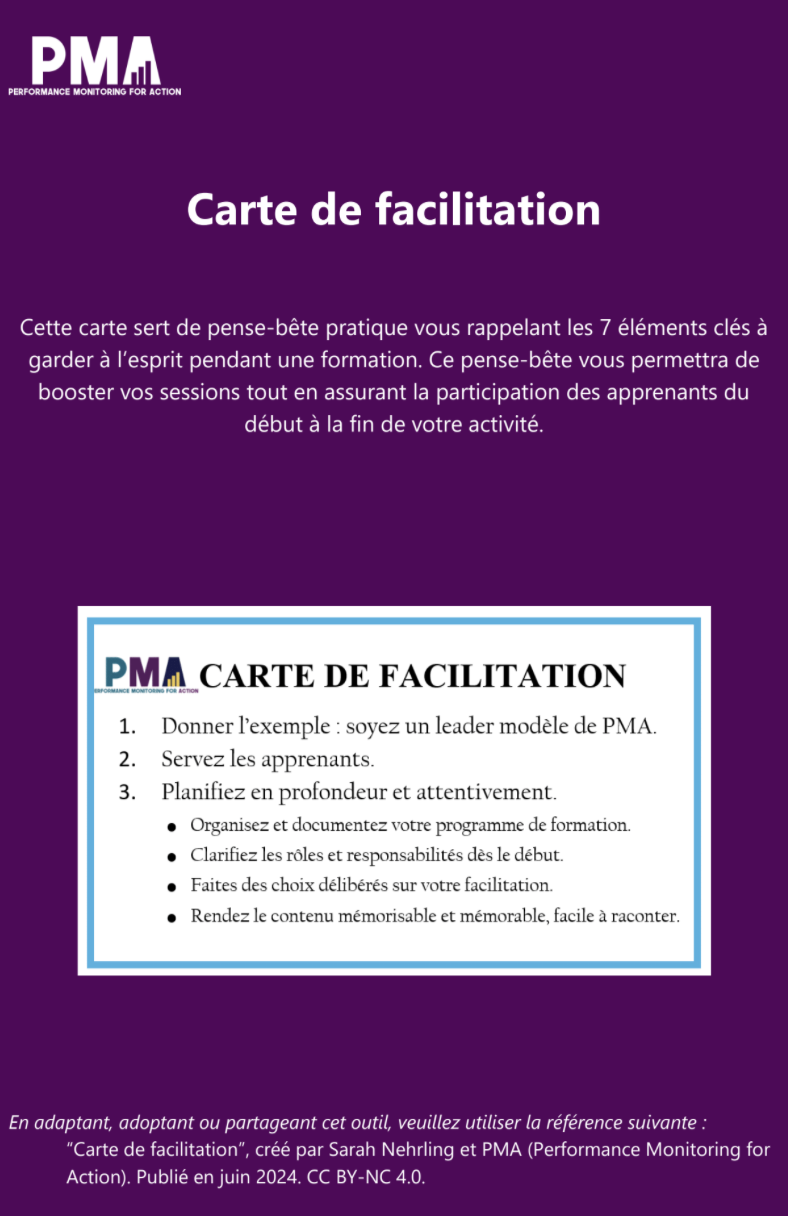 Carte de facilitation