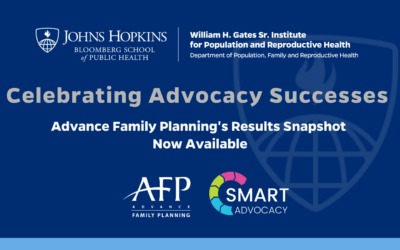 Celebrating Advocacy Successes: Advance Family Planning’s Results Snapshot Now Available