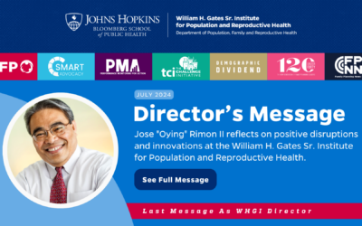 Reflecting on Positive Disruptions and Innovations at the William H. Gates Sr. Institute for Population and Reproductive Health