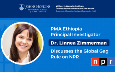La Dra. Linnea Zimmerman, de PMA Etiopía, habla de la Ley Mordaza en NPR