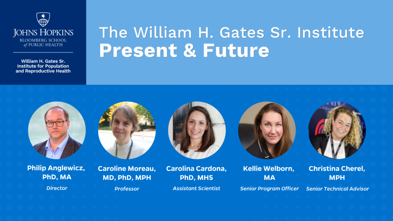 Institut William H. Gates Sr. : Séminaire « Présent et avenir »
