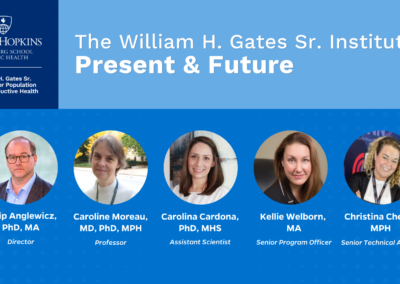 The William H. Gates Sr. Institute: Present and Future Seminar