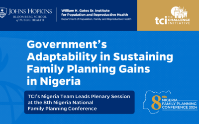 L'équipe nigériane de TCI dirige une séance plénière lors de la 8e conférence nationale sur la planification familiale au Nigeria