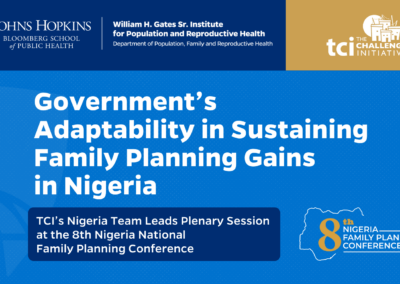 TCI’s Nigeria Team Leads Plenary Session at the 8th Nigeria National  Family Planning Conference