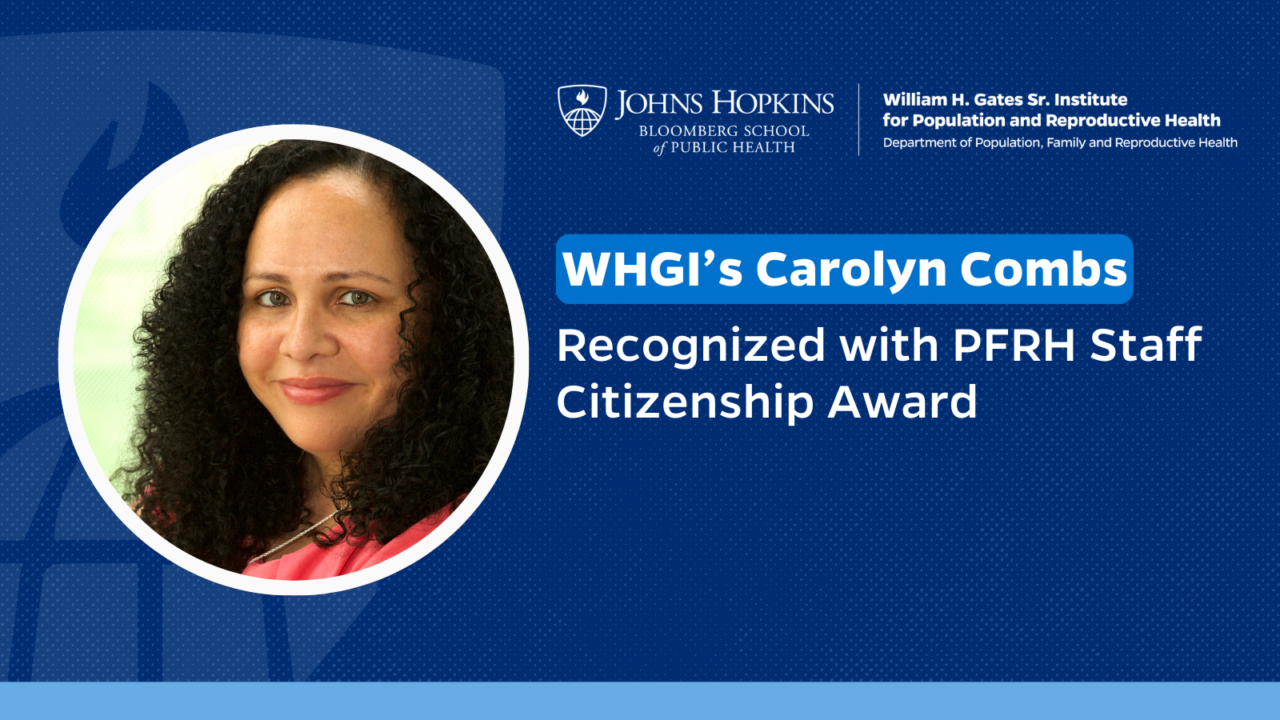 Carolyn Combs, de WHGI, galardonada con el Premio a la Ciudadanía del Personal de PFRH 2025