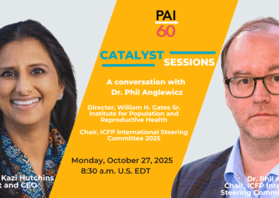 Join WHGI’s Dr. Phil Anglewicz in PAI’s Pre-ICFP Catalyst Session