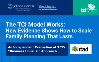 The TCI Model Works: New Evidence Shows How to Scale Family Planning That Lasts